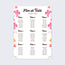 Plan de Table Mariage Jardin botanique
