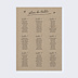 Plan de Table Mariage Message Humoristique