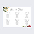 Plan de Table Mariage Wild Flowers