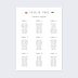 Plan de Table Mariage Couronne Chic