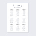Plan de Table Mariage Passeport