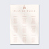 Plan de Table Mariage Botanica