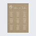 Plan de Table Mariage Bouquet Champêtre