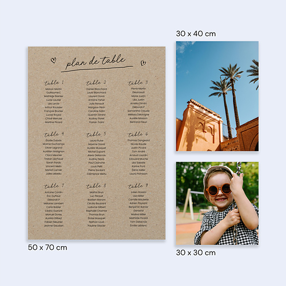 Plan de Table Mariage Message Humoristique