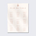 Plan de Table Mariage Botanica