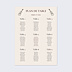 Plan de Table Mariage Domaine