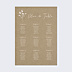 Plan de Table Mariage Bouquet Champêtre