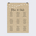 Plan de table mariage Arbre