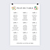 Plan de table mariage Couronne Champêtre Aquarelle