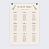 Plan de table mariage Domaine
