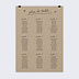 Plan de table mariage Message Humoristique