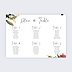 Plan de table mariage Wild Flowers