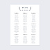 Plan de Table Mariage Passeport