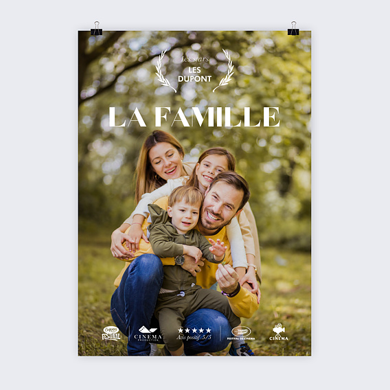 Poster famille Affiche de film