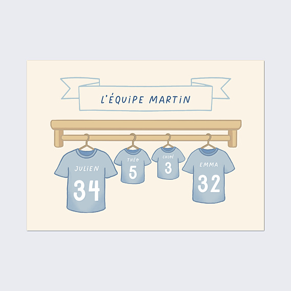 Affiche famille Famille t-shirt