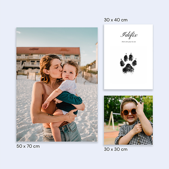 Poster famille Empreinte animal