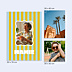 Poster famille Rayures d'amour mamie