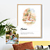 Poster famille Définition maman aquarelle