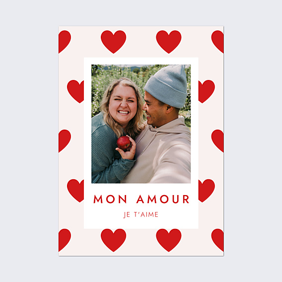Poster famille 1001 Cœurs