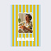 Poster famille Rayures d'amour mamie