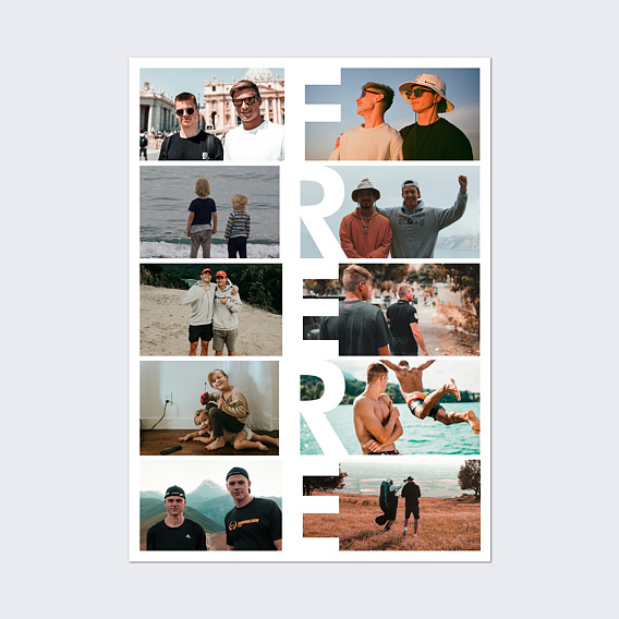 Poster famille Frère vertical