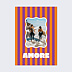Poster famille Rayures d'amour