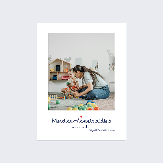 Poster famille Message d'enfants