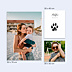 Poster famille Empreinte animal