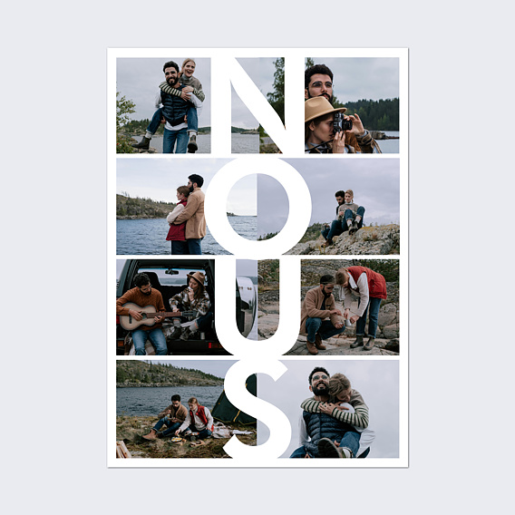 Poster famille Nous vertical