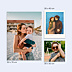 Poster famille Portrait en manga