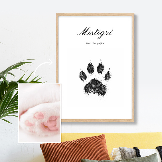 Poster famille Empreinte animal