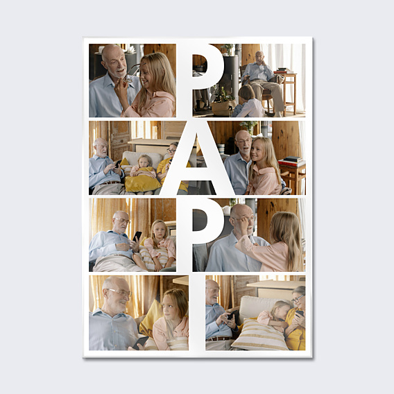 Poster famille Papi vertical