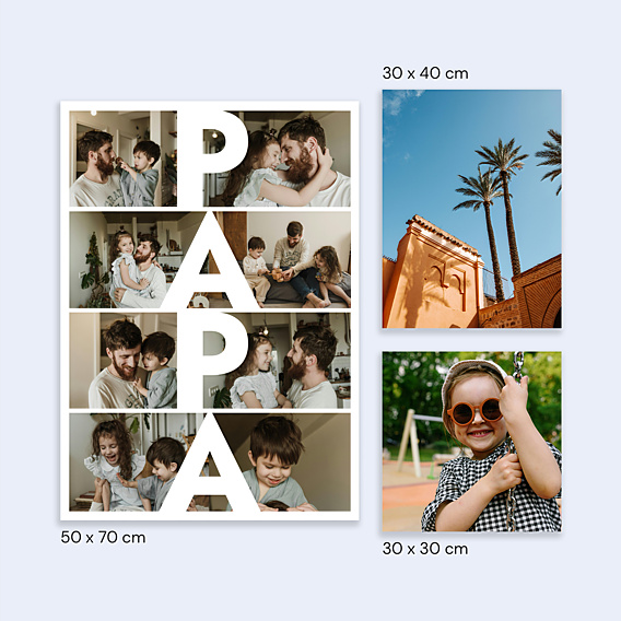 Poster famille Papa vertical
