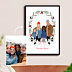 Poster famille Couronne de Noël