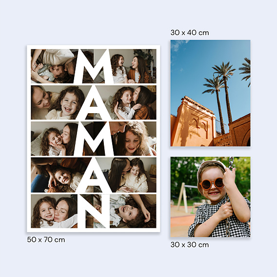 Poster famille Maman vertical