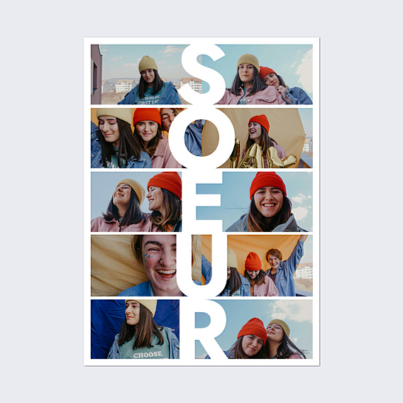 Poster famille Sœur vertical