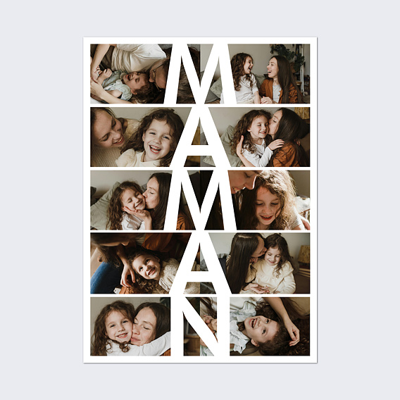 Poster famille Maman vertical