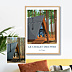 Poster famille Maison en illustration minimaliste