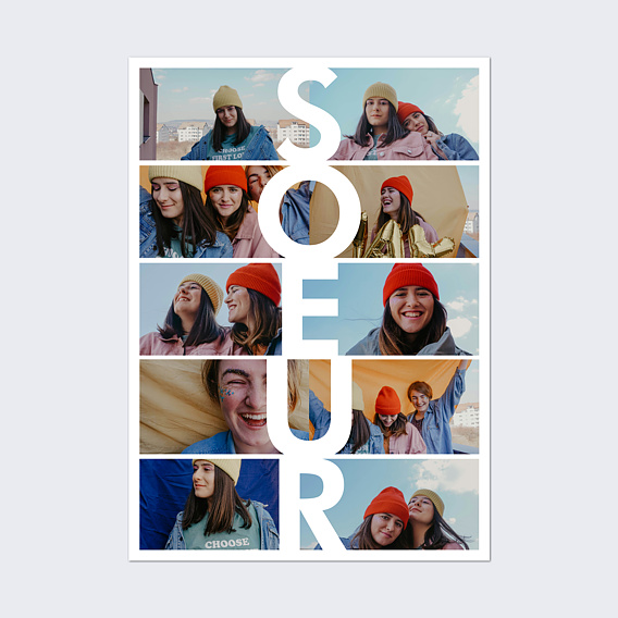 Poster famille Sœur vertical