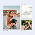 Poster famille Maison en line art