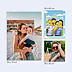 Poster famille Portrait en cartoon