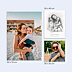 Poster famille Portrait au crayon de papier
