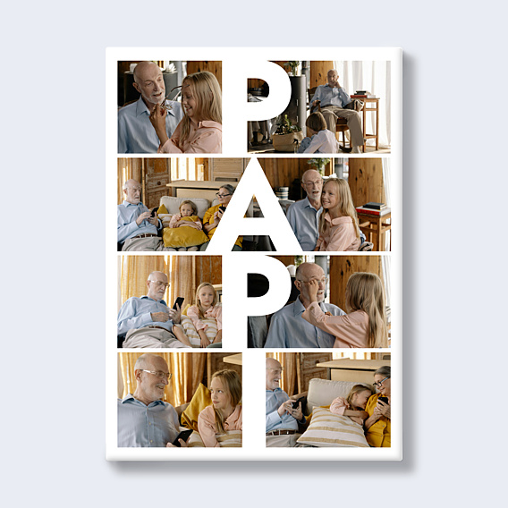 Poster famille Papi vertical