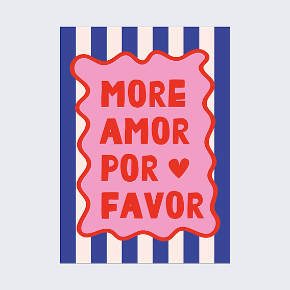 Affiche famille More amor