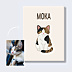 Poster famille Mon animal stylisé