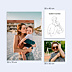 Poster famille Portrait en line art