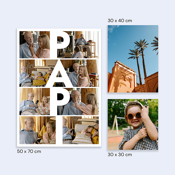 Poster famille Papi vertical