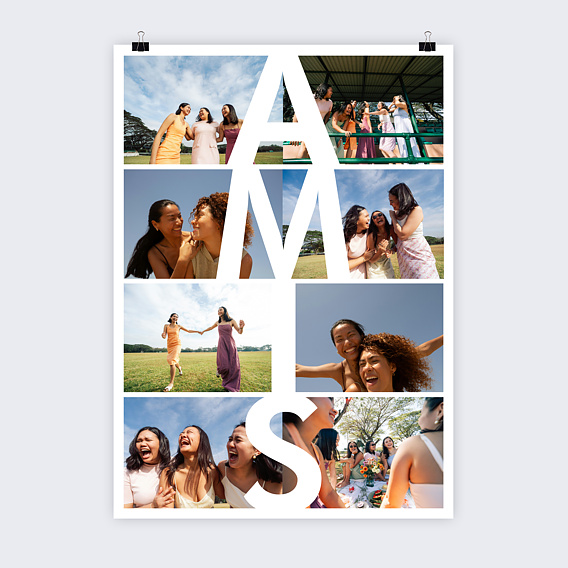 Affiche famille Amis vertical Recto