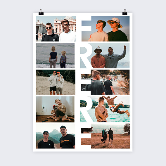 Affiche famille Frère vertical Recto