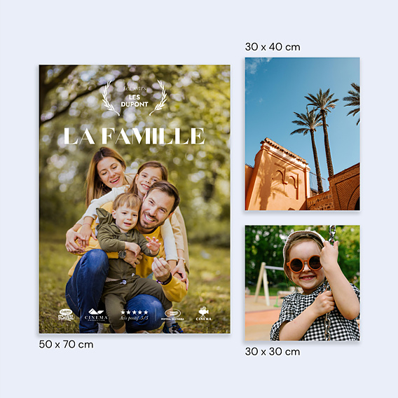 Poster famille Affiche de film